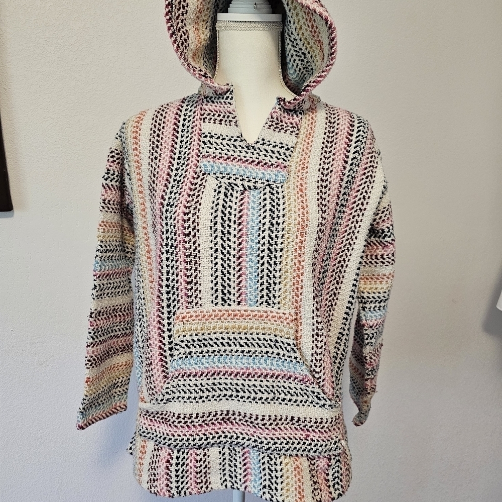 Baja Joe Pullover Rug Hoodie Women's Size Small - Picture 10 of 10